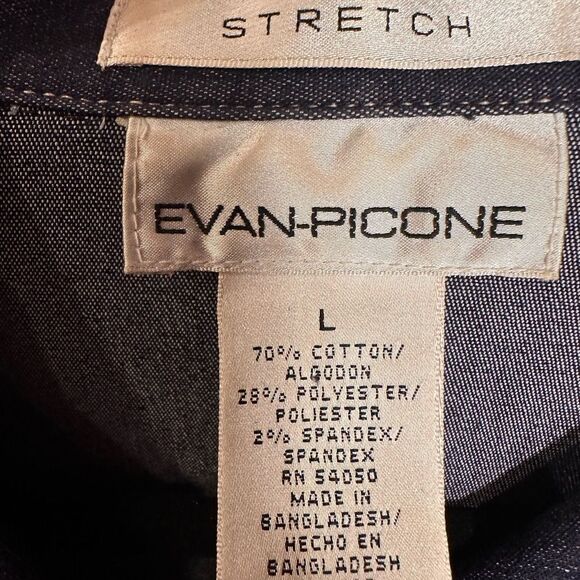 Vintage Evan-Picone Mod Denim
Jacket, Button Up Size Large - Picture 3 of 4